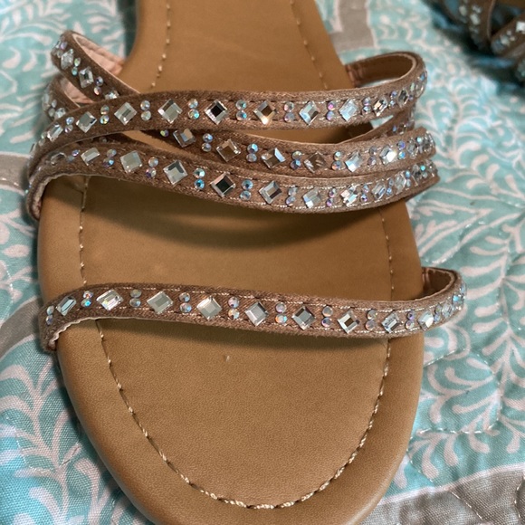 Rhinestone gladiator sandal - Picture 2 of 3